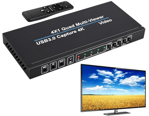 Scheda di acquisizione video, scheda di acquisizione audio ad alta definizione USB 3.0, versatile scheda di acquisizione della fotocamera, dispositivo di acquisizione video esterno, per