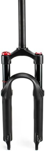 ZJHAHJY 20 Zoll Pneumatische Gabel für Mountainbike, 100 mm Vordergabel aus Aluminiumlegierung, QR, 9 mm, Stoßdämpfer für Fahrrad, manuelle Verriegelung