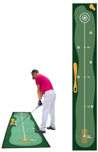 Golfputting Trainingsmatte - Mastery Golf Putting Trainingsgeräte | Golfputting Trainingsmatte für Erwachsene, Männer, alle Altersgruppen