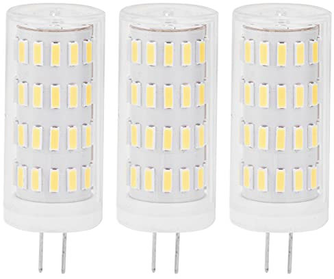 Grcfumo 3pcs 5W Dimmable G4 Bulb, lampadina paesaggistica esterna regolabile, lampadina LED G4 a doppia base G4 per luci da pista, luci a parete a parete (Luce calda)