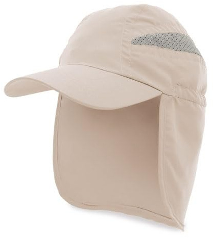Gorra Deportiva con Protector de Cuello, Estilo Sahara, Montaña, Senderismo, Cierre Ajustable, Protección Solar, Gorra Hombre, Gorra Mujer.