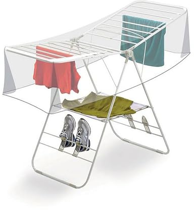 Leddy Living Wäscheständer-Abdeckung 280 x 150 cm, Abdeckung für Wäscheständer für den Außenbereich, wasserdicht und atmungsaktiv, Schutz der Wäsche vor Regen, Sonne, Staub und Smog, transparente