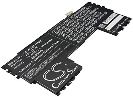 Cameron Sino CS New Replacement Battery for Aspire Aspire S7 11, Aspire S7 Ultrabook IPS, Aspire S7-191, Aspire S7-191-53314G12ass, Aspire S7-191-73514G25ASS (3790mAh) AP12E3K