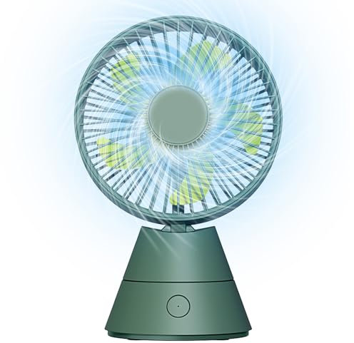 Genérico Mini Fan de escritorio | Ventilador de enfriamiento personal de 3 velocidades | Mini ventilador USB ajustable para dormitorio, oficina y viaje