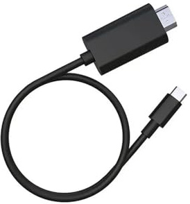 LOKLNEYK Cable USB-C Compatible con Thunderbolt 3/4: Adaptador USB-C A HDMI 4K30Hz, Compatible con MacBook Pro/Air/iPad/Galaxy/Surface/Phone/TV(Gray)