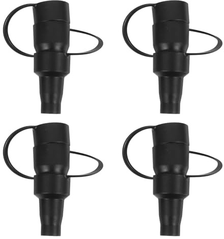 BUTIFULSIC 4 Pieces Inflatable Pump Nozzles Replacement Set with 3 Sizes Plastic Air Pump Attachments for Air Mattress Camping Beds Pool Inflatables