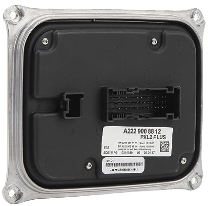 Rcniso Controlador de Balasto de Faro LED, Iluminación Estable Unidad de Control de Faros de bajo Consumo A2229008812 W205 W213 W222