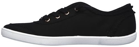 Skechers Women's Bobs B Cute Sneaker, Black Canvas, 6.5 UK