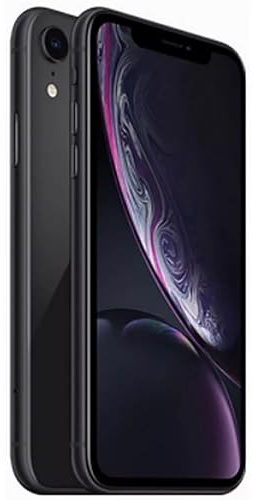Apple iPhone XR, US Version, 128GB, Black - Unlocked (Renewed)