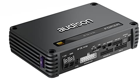 Audison AF C8.14 bit – 8-kanals bilförstärkare 100 W RMS @ 2 Ohm med integrerad 14-kanals DSP för avancerade ljudkonfigurationer