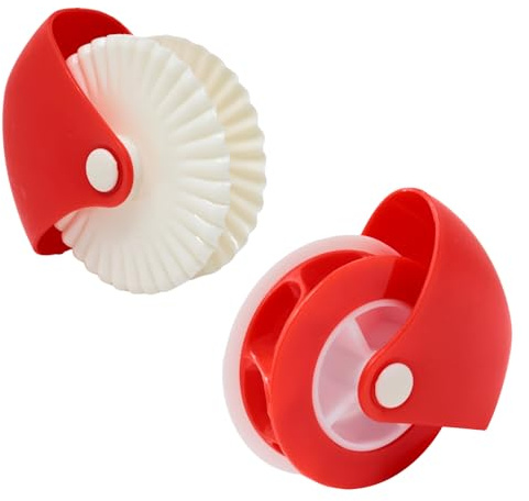 yueton Rueda de corte de repostería para decoración de repostería, 2 unidades