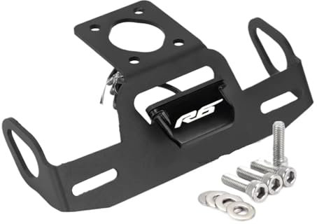 KANGBOZ Kompatibel Mit Yamaha Für R6 2006–2022 Für R6 18 2020. Motorrad-Heckrahmenhalterung, Nummernschildhalter, Kotflügel-Eliminator Motorrad-kennzeichenhalter(Black)