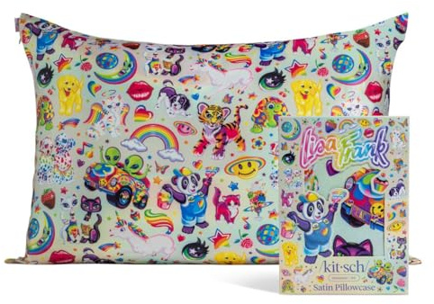 Lisa Frank x Kitsch Satin Pillowcase - The Fantastic World of Lisa Frank