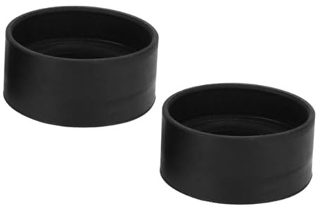 KHBUAB Accessori per Microscopio e Telescopio 2 Pezzi Coprioculari in Gomma Nera Extra Comfort Facili da Installare per Uso Domestico e Ospedaliero