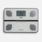 TANITA BC-732 Compact Family Körperanalysewaage Kompaktes Glasdesign Aus Weißem Paisley