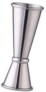 Greatideal Jigger da Cocktail Doppio da 25 / 50ml, misurino da Cocktail di 2 Dimensioni, Bellissimi Strumenti da Cocktail Bar in Acciaio Inossidabile per Bar da casa