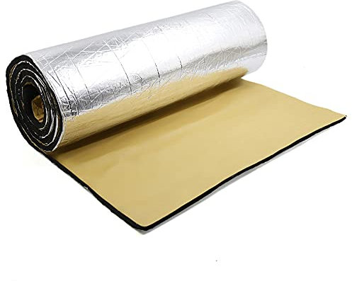Lifemaison Tapis d’Isolation Acoustique pour Voitures, 10MM Mousse insonorisante insonorisation phonique, étanche Isolation Acoustique de Bruit et insonorisation 50 * 200cm