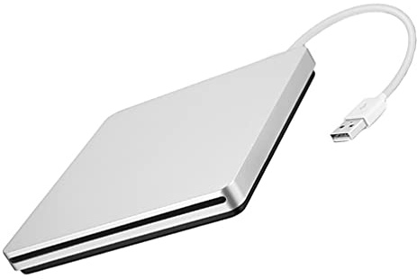 Milisten Usb External Dvd Burner Drive Cd Rom Burner for Dvd Drive Design Compatible Usb for Laptop Use