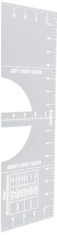 T-Shirt-Lineal, T-Shirt-Lineal, Wärmepresse, Zubehör, T-Shirt-Druck-Lineal, T-Shirt-Ausrichtungswerkzeug zum Nähen