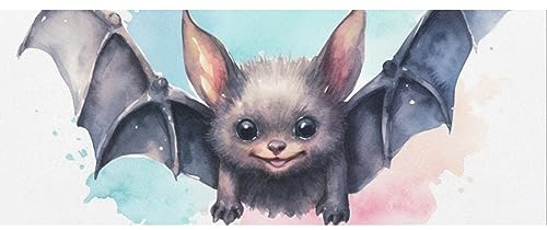 DNOVING 2 Rollen Fledermaus Geburtstag Geschenkpapier - 147,3 x 58,4 cm Geschenkpapier für Jungen & Mädchen Geburtstag & Freundsmas GWP-783503464