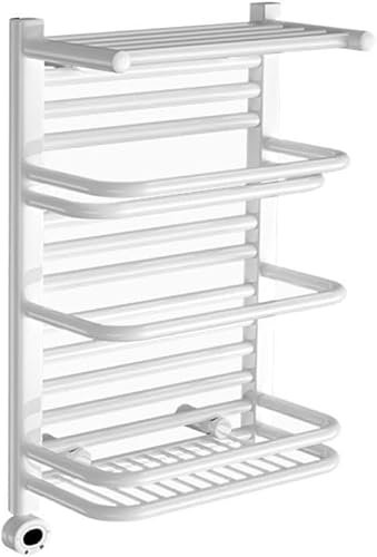 Scalda asciugamani da parete Portasciugamani Elettrico Intelligente For Bagno Domestico Da 400 W/4 Modalità Di Funzionamento/Asciugatura Di Alto Valore, Portasciugamani Riscaldato Elettrico Montato A
