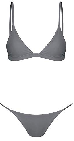 Triangle Bikini Maillot De Bain Femme 2 Pièces Sexy String Ficelle Push Up Tankini Maillot de Bain Swimwear