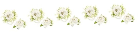 Warmhm 5 Sätze Hand Handgelenk Corsage Hochzeitsdekoration Korsagen für die Hochzeit Ansteckblume Requisite die Blumen Handgelenk Handblumen Hochzeitsbedarf Braut schmücken