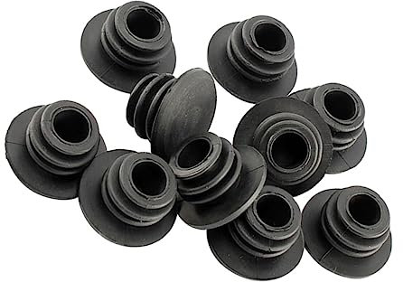 Lenkerendkappen Fahrrad 22mm 10 Stück aus Gummi Schwarz