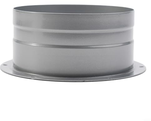 EXTRWORY Raccord de tuyau d'aération mural à bride en métal de 7,6 à 20,3 cm pour systèmes de ventilation, plusieurs options d'interface de diamètre (120 mm)