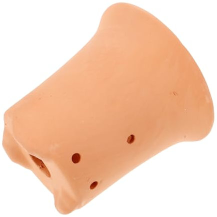 PAMINGONO Maceta De Barro para Suculentas Maceta Hueca Transpirable para Interior Estilo Orquídea Tamaño Mediano Color Terracota para Hogar y Balcón