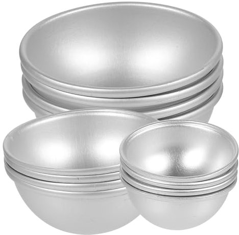 Hohopeti 12stücke Badekugelform Halbkugel Diy Kuchenform Bastelformen Kuchenform-zubehör Backwerkzeug Halbkreis Formen Backzubehör Kuchen-diy-werkzeug