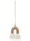 KGDUYC 1 Pz Macramé Arcoiris Colgante de Pared de Arcoiris con Cuentas de Madera para la Decoración del Coche de la Pared del Hogar ，arcoiris，macrame pared，arco iris decoración madera