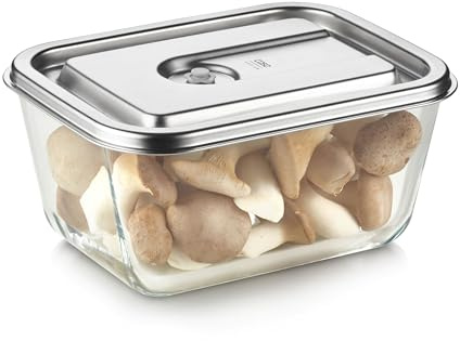 Caso VacuBoxx Eco XL – vakuumbehållare, 2 600 ml volym, för tryckkänslig och flytande mat, BPA-fri, ugnssäker, diskmaskinssäker, fryssäker