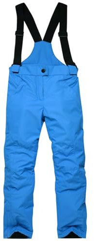 Skihose Kinder Gefüttert Mit Träger Schneehose Jungen Mädchen Wasserdicht Elastischer Bund Skihose Verstellbar Trägern Hosenträger Snowboardhose Latzhose Jungs Baggy Warm Ski Hosen