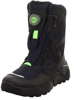 Superfit Rocket varmfodrad Gore-Tex snöstövlar, blå/ljusgrön 8030, 41 EU breda, Blå ljusgrön 8030, 41 EU bred