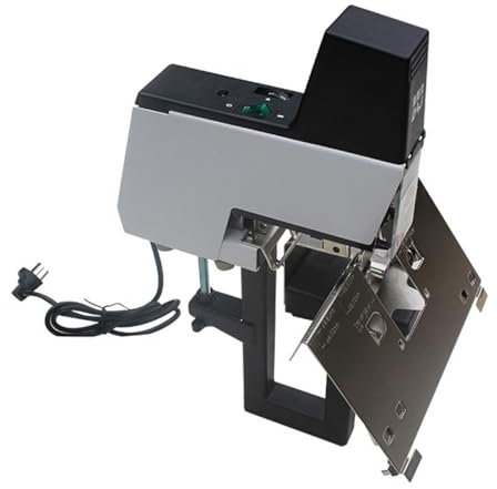 DSYYNAY Grapadora rápida manual eléctrica Grapadora de libros de 2 a 30 hojas con pedal, rápida 106 Actualización Grapadora de caballete