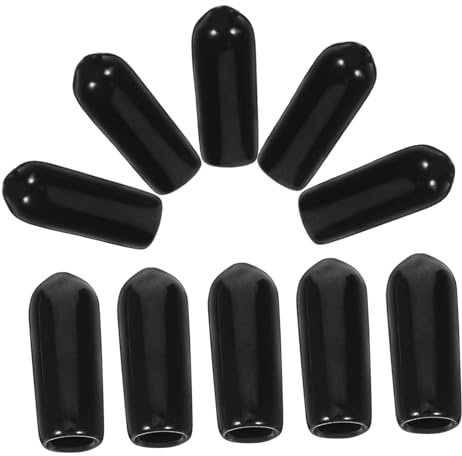 Spray Paint Caps 10pcs Black Plastic Seal Design for Pigment Bottle