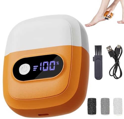 Strumento elettrico per rimuovere i calli dei piedi - Levigatrice elettrica ricaricabile per pelle morta, kit di per pedicure portatile | Esfoliante per tacchi senza fili dispositivo per la cura