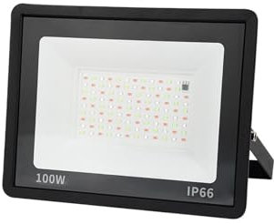 Projecteur Rvb éclairage LED réflecteur éclairage extérieur 30W 50W 100W IP66 étanche extérieur RGB projecteur lampes éclairage paysager Connexion plus stable(100W_1)