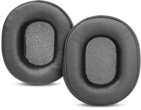 ATH-M50x Cuscinetti sostitutivi per padiglioni auricolari Compatibile con Audio-Technica ATH MSR7/ATH-MSR7BK/ATH-M40X/ATH-M30 On-Ear Studio Monitor Cuffie Cuscinetti auricolari con Pelle proteica