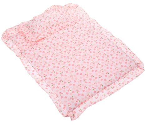 SUPVOX Saco de Dormir para Muñecas de Algodón Reutilizable Adecuado para Muñecas de 20 Cm Accesorio Fino para Decoración y Juegos Fácil de Poner y Quitar 1 Juego