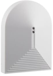 Kabelgebundener Glasbruchsensor für Sicherheitsalarmanlagen - Haustier-Immun-, Frequenzbasierte Erkennung, 9 m Reichweite, ABS-Gehäuse, 12 V DC, Weiß