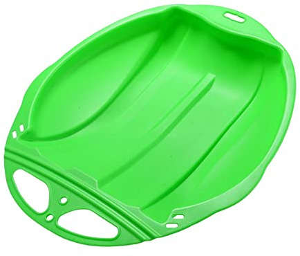 DimyFew Tragbarer, Schlitten, Skibrett, Abfahrtsbrett, Rodel, Snowboard, Gras Und Sandrutsche für Kinder, Jungen Und Mädchen – Geschenk, GRÜN
