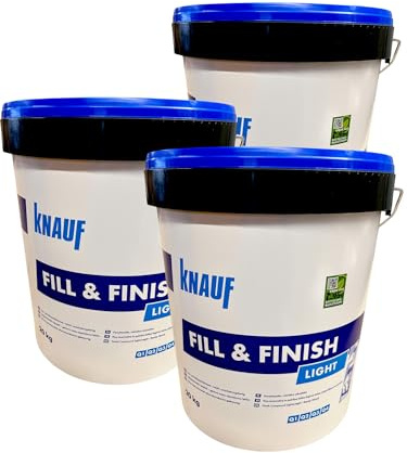 3 Eimer KNAUF Sheetrock Fill & Finish Light 20kg