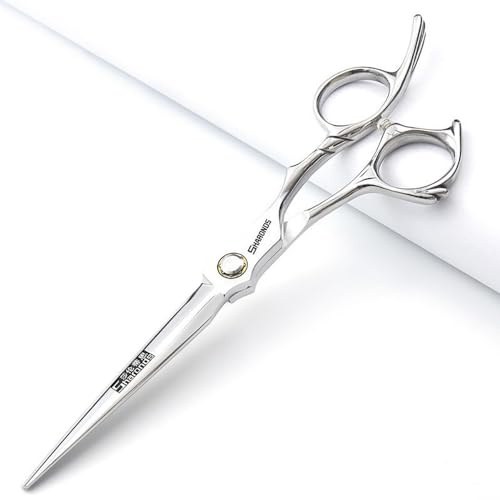 6/6.5-Zoll Sharonds Haarschneider, professionelle japanische 440C Schneideschere, effiziente Schere, Schere, Kammeinsteller (6-Zoll flache Schere)