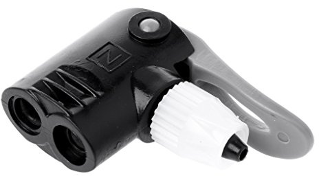 luosh Pompe Adaptateur Valve Double tête pièces de pompage Outils pour vélo vélo Pompe buse Valve connecteur