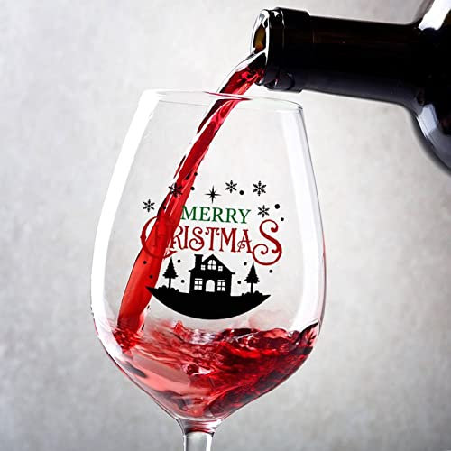 Rimego Copa de vino, juego de 2 copas de vino tinto personalizadas, diseño único grabado en caja de regalo para todos los usos
