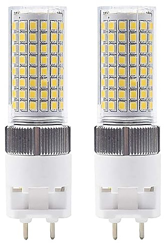 G12 25W LED Light Bulb G12 Ceramic Landscape Lamp Bi-Pin Base Corn Bulbs 200W G12 T6 Metal Halide Light Bulb Equivalent for Ceiling Fan Pathway Desk Lamp 4000K Neutral White AC100V-277V 2 Pack