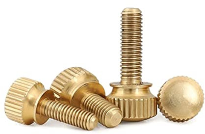 Rändelschrauben, 10 Stück, M3, M4, M5, M6, M8, Messing, Rändelschrauben, Kupferdreh-Rändelschrauben, Computer-Chass-Bolzen, Rändelschraube, M4 x 20 mm (Farbe: 10 Stück, Größe: M6 x 8 mm) (Farbe: 10 St