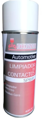 Spray Limpia Contactos Eléctricos 400ml – Limpiador de Contactos Eléctricos de Secado Rápido – Elimina Suciedad, Grasa y Óxido – Ideal para Electrónica, Automoción e Industria